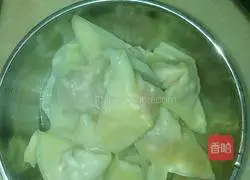 Lazy version of tomato sauce and egg soup wontons Illustration of how to do it 1