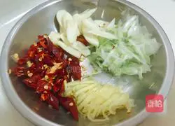 Illustration of how to make fried tripe with fine powder 7