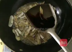 Illustration of how to make fried razor clams 6