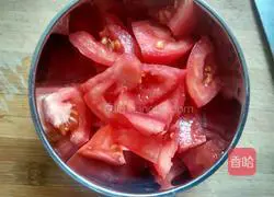 Illustration of how to make tomato and egg dumplings 2