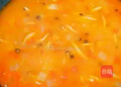 Illustration of the simple version of borscht soup 12