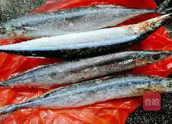 Fried saury Illustration of how to do it 1