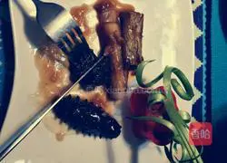 Illustration of how to cook sea cucumber with green onion 8