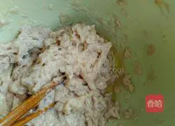 Illustration of how to make mackerel dumplings 3