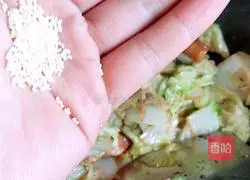 Illustration of how to cook pork belly and cabbage 7