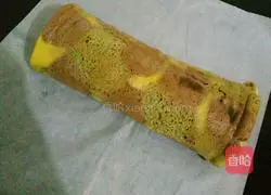 Camouflage Cream Cake Roll Recipe Illustration 23