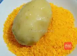 Illustration of how to make mashed potatoes and eggs 9