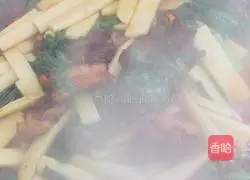 Illustration of how to make fried rice cake with pork ribs 14