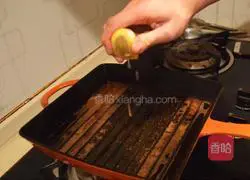 Illustration of how to fry steak 7