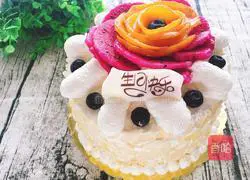 Illustration of homemade cream cake 12