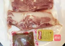 Illustration of how to make pan-fried beef ribs 1