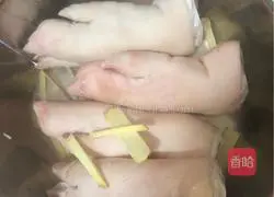 Illustration of how to make sauce-flavored pig's trotters 2