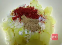 Illustration of Sichuan style mashed potatoes 5