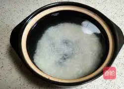 Illustration of how to make shrimp porridge 2