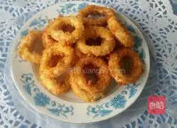 Illustration of how to make squid rings 12