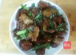 Illustration of how to make fried dough sticks and twice-cooked pork 7