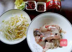 Illustration of home-style boiled fish 2