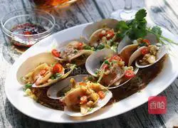 Illustration of how to steam geoduck vermicelli 1