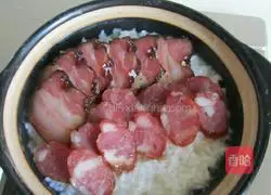 Illustration of how to make preserved clay pot rice 6