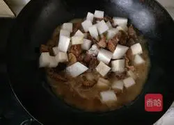 Illustration of Beef Stewed Radish Recipe 13