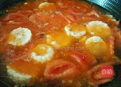 Corn tomato Illustration of how to cook fish 9