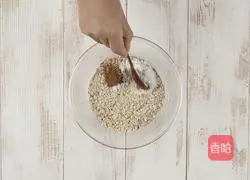 Illustration of how to make ultra-low-calorie oatmeal nut shortbread 1