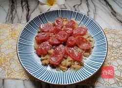 # steamed vegetables# Steamed sausage with pickled vegetables Illustration of how to do it 1