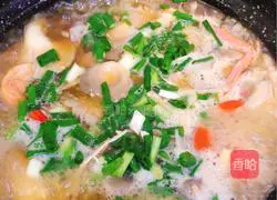 Seafood? Illustration of how to make vermicelli pot 6