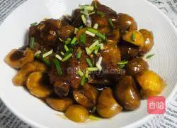 Burned chestnuts Illustration of how to make pork ribs 8