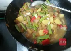 Vegetarian version of Di Sanxian recipe illustration 5