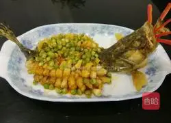 Illustration of how to make squirrel mandarin fish 16