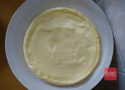 Illustration of how to make cheese cocoa mousse cake 9