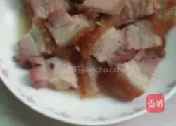 Illustration of Shanghai Green Twice-cooked Pork 1