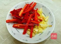 Illustration of how to make stir-fried spring cakes with cabbage and shredded pork 4