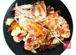 Illustration of spicy flower crab recipe 4