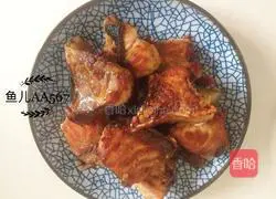 Illustration of how to cook sturgeon and stewed potatoes 4