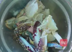 Illustration of how to make seafood crab porridge 4