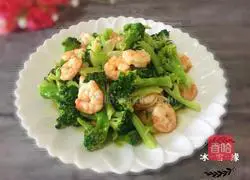 # Northeast# Fried shrimps with broccoli illustration 1
