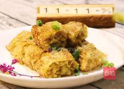 Illustration of how to make crispy chicken rolls 14