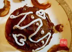 Illustration of how to make German Chocolate Puff Tower 15