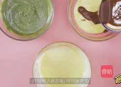 Illustration of three-color madeleines 6