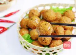 Illustration of how to make fried meatballs 15