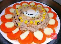 Illustration of how to make steamed pork with organ 8