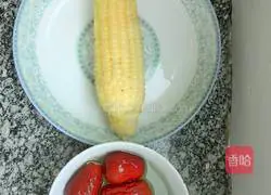 Red date corn paste Illustration of how to do it 1