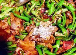 Illustration of Twice-cooked Pork with Spicy Chili Peppers 13