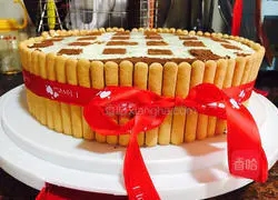 Mahjong Durian Mousse Cake Recipe Illustration 14