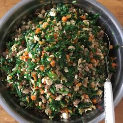 Southern stuffed rice dumplings (called Leek Box in the north)