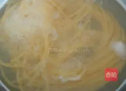 Simple pork floss pasta Illustration of how to do it 3