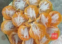 Illustration of how to make steamed scallops with soy sauce and garlic 8