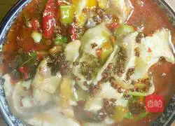 Illustration of home-style boiled fish 14